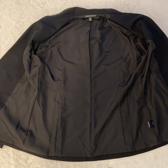 Supply & Demand Open Cold Elbow Black Blazer - Picture 6 of 10